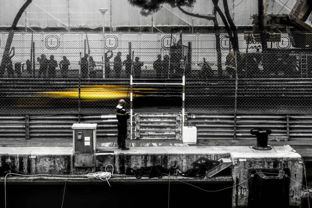 Fine art Formula One photography capturing speed and motion by French photographer Laurent Leoncini.