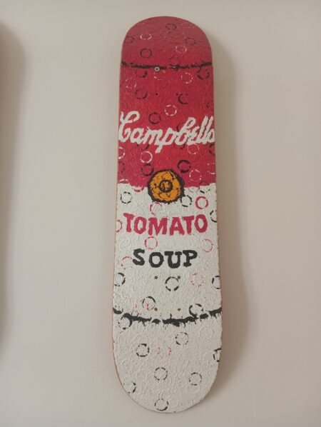 Campbell skateboard art by Bottl3man contemporary Pop Art