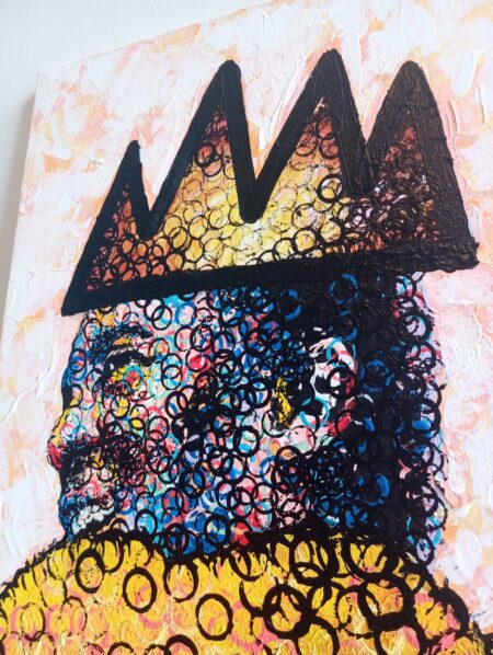 Pelé painting by Bottl3man contemporary football art