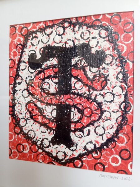 Stade Toulousain artwork by Bottl3man contemporary rugby art