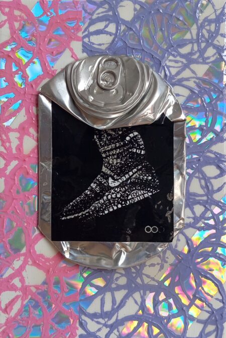Air Mag artwork by Bottl3man with crushed aluminium can